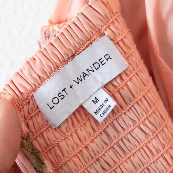 Lost And Wander Sunset Floral Tiered Dress - Picture 5 of 5